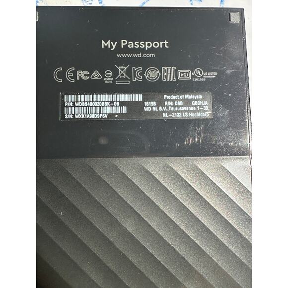 WD My Passport 2TB Portable External Hard Drive USB 3.0 – Tested – Case & Cab - Picture 3 of 6
